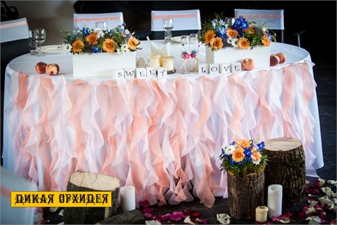 Proiectul nou de la "Дикая Орхидея". Nunuta în stil "Рустик"